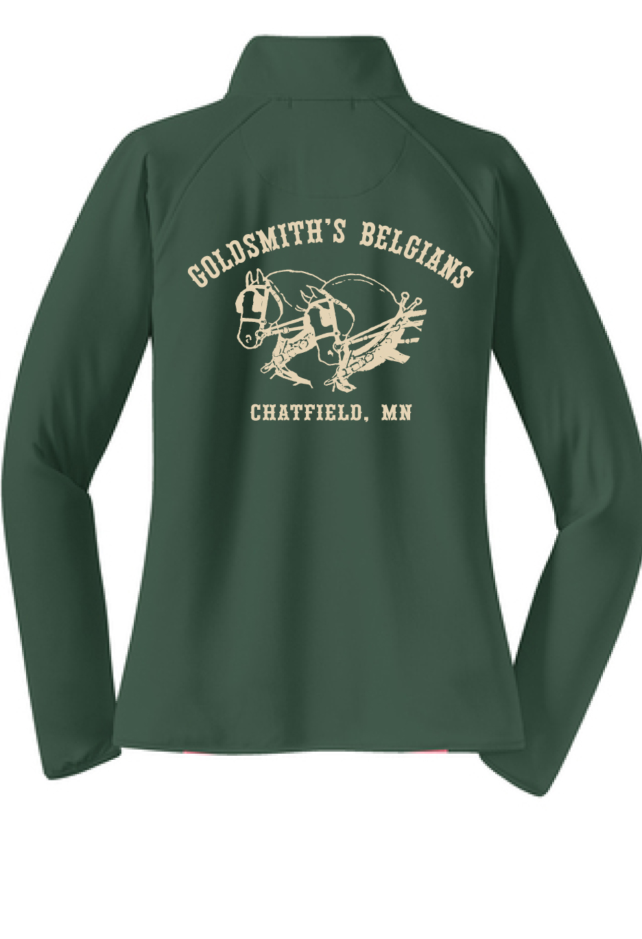 Goldsmith Belgians Womens Quarter Zip - Image 2