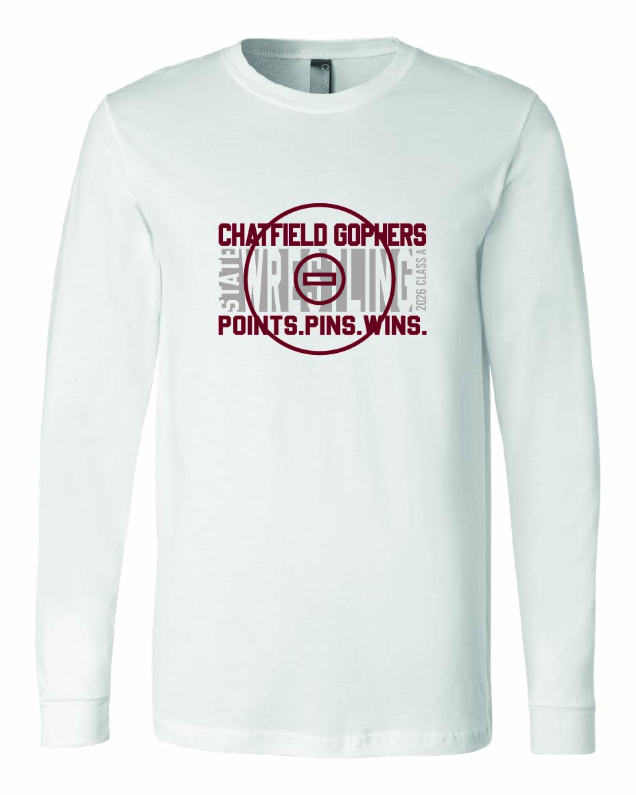 Chatfield Wrestling STATE Qualifiers Unisex Long Sleeve-Deadline 2/22/26 - Image 3