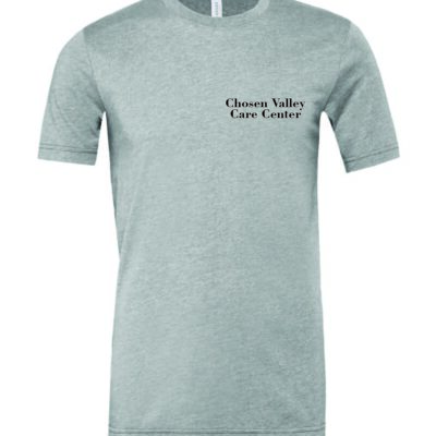 Chosen Valley Care Center Left Chest Unisex Tshirt