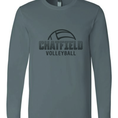 Chatfield Volleyball Long Sleeve Tshirt Asphalt