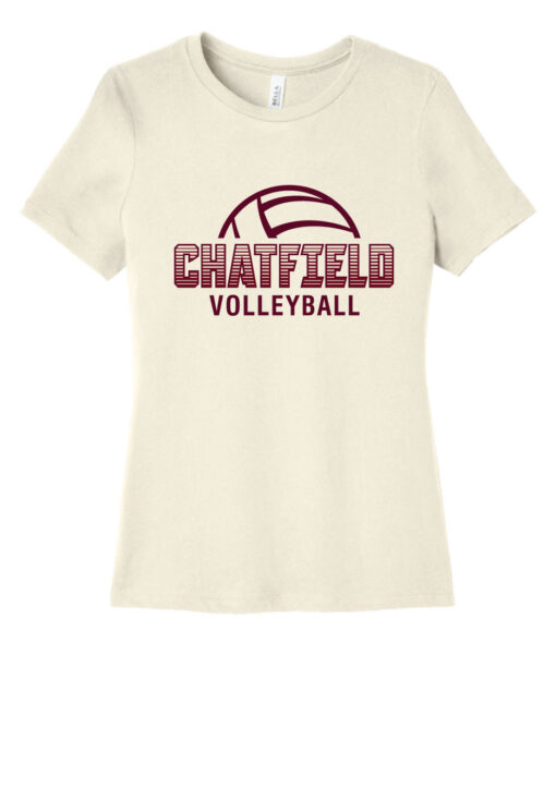 Chatfield Volleyball Womens Shirt -Cream