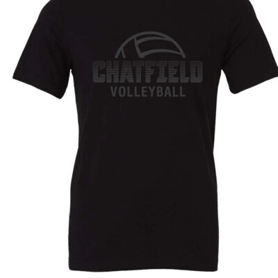 Chatfield Volleyball Unisex Shirt -Black