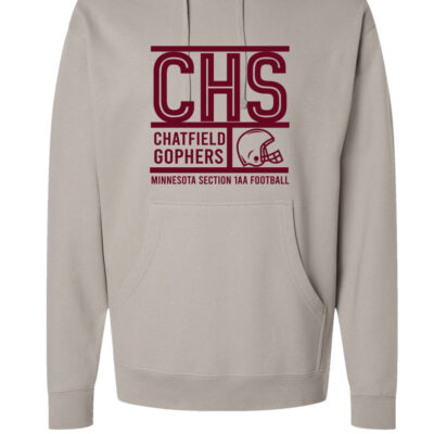 Chatfield Football Hoodie-Cement-SS4500