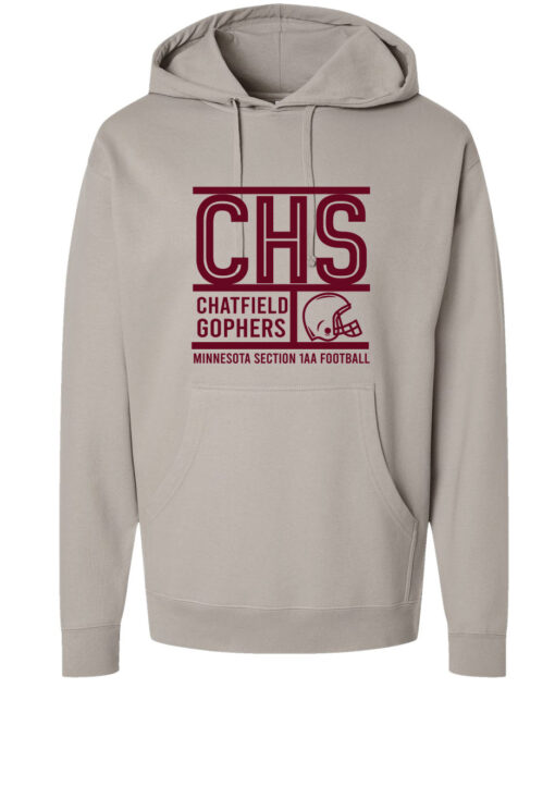 Chatfield Football Hoodie-Cement-SS4500