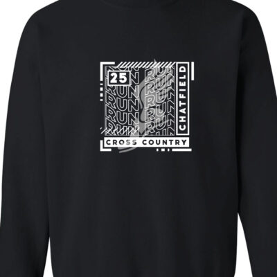Chatfied Cross Country Black Crewneck