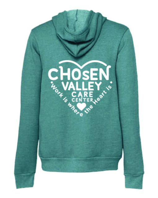 CVCC is Where the Hear is Full-Zip Hoodie - Image 2