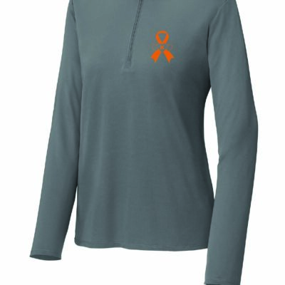 KH Womens 1/4 Zip Grey-LST672