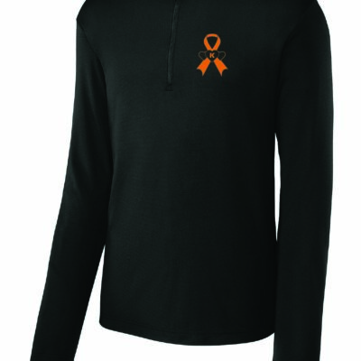 KH Unisex 1/4 Zip Black-ST672