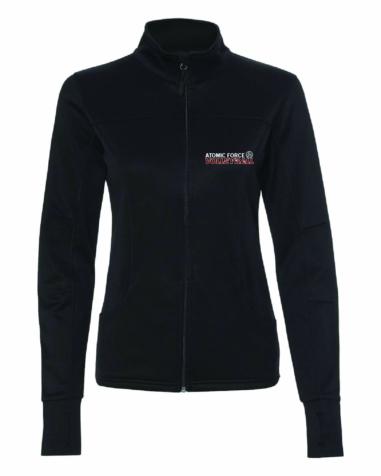 Atomic Force Womens Full Zip Poly Warm-up