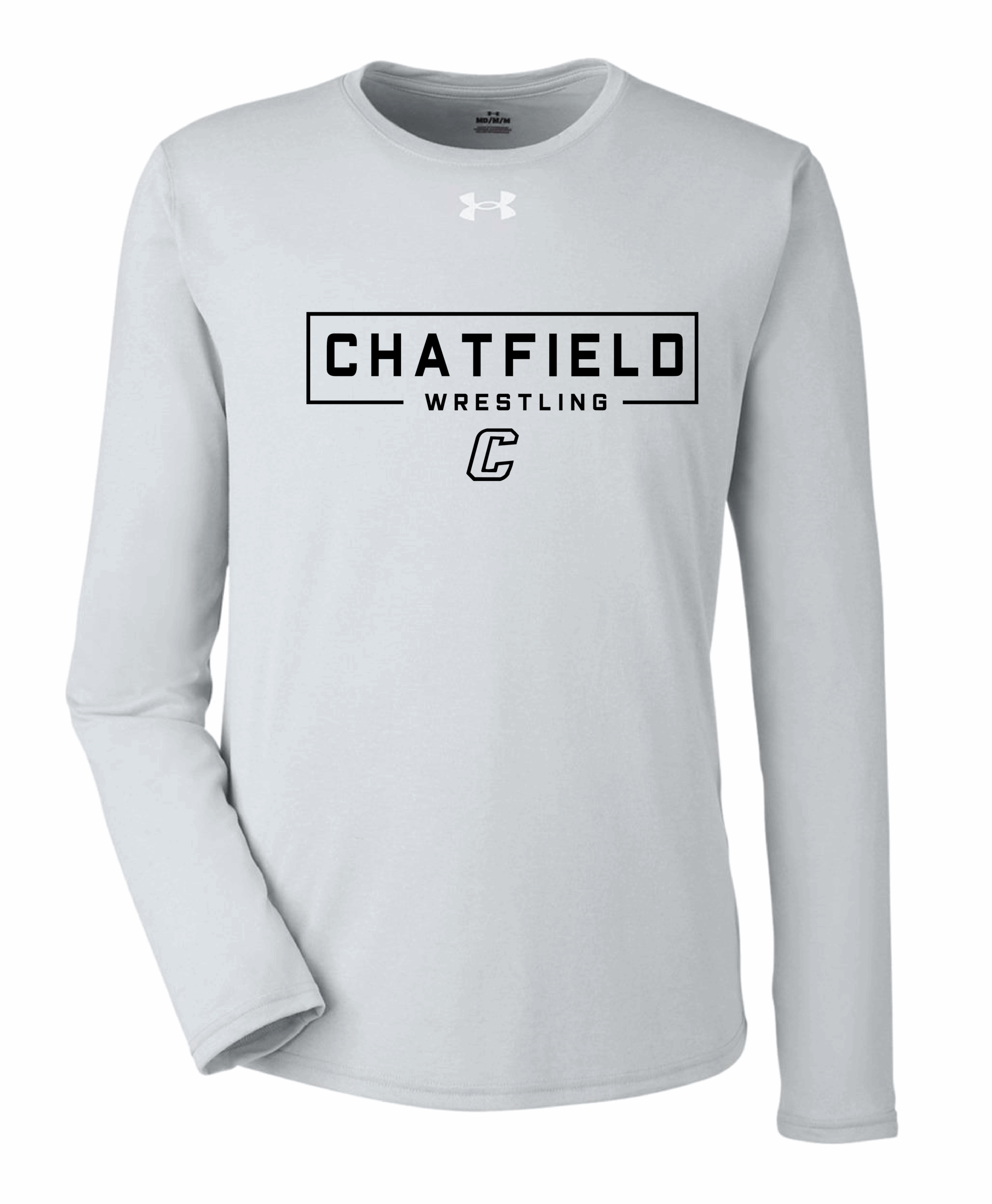 Chatfield Wrestling Under Armour Poly Long Sleeve - Image 2