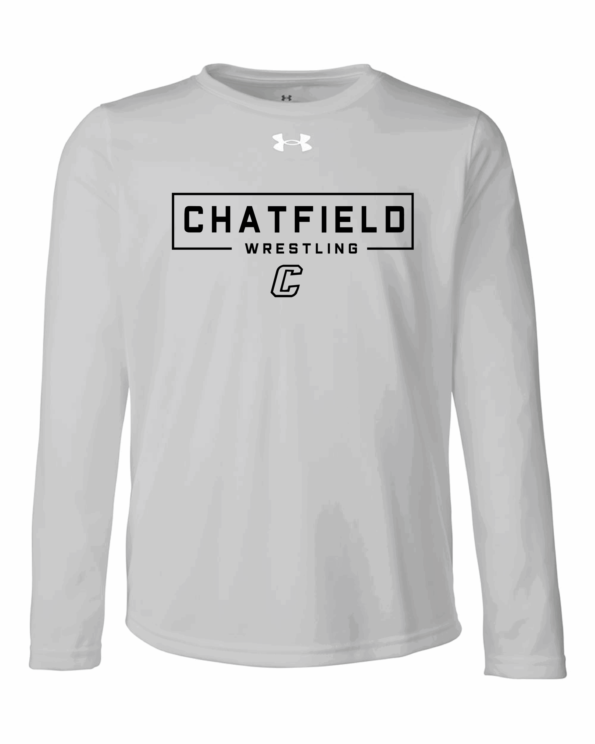 Chatfield Wrestling Under Armour Poly Long Sleeve - Image 3