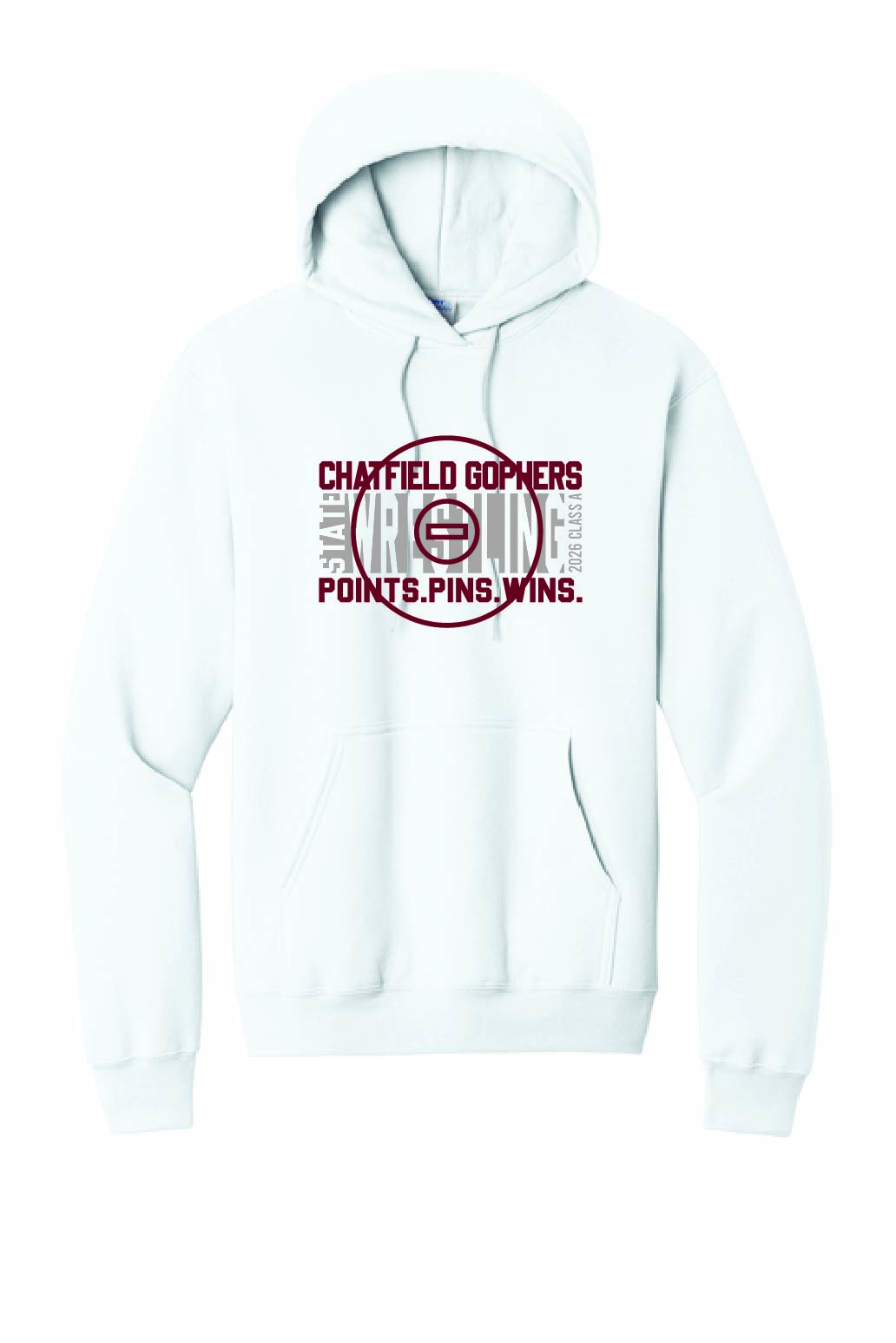 Chatfield Wrestling STATE Qualifiers Unisex Hoodie-Deadline 2/22/26 - Image 3