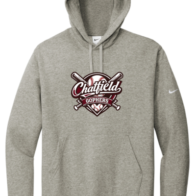 Chatfield Baseball Nike Unisex Hoodie Sweatshirt-Bat Design