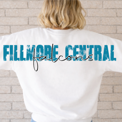 Fillmore-Central Unisex Sweatshirt Large Logo Back