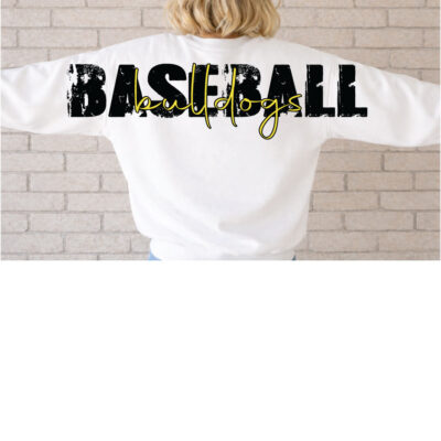 PEM Baseball Unisex Sweatshirt Large Logo Back