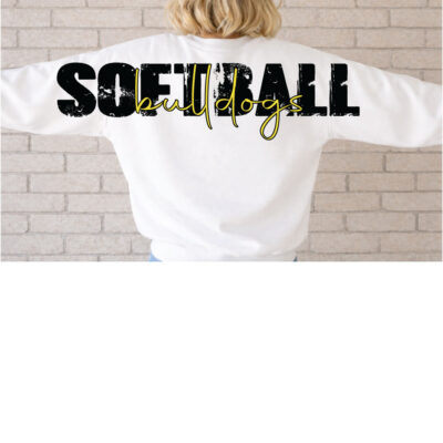 PEM Softball Unisex Sweatshirt Large Logo Back