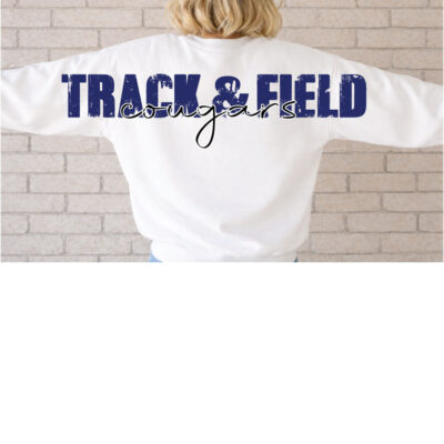 Zumbrota-Mazeppa Track & Field Unisex Sweatshirt Large Logo Back