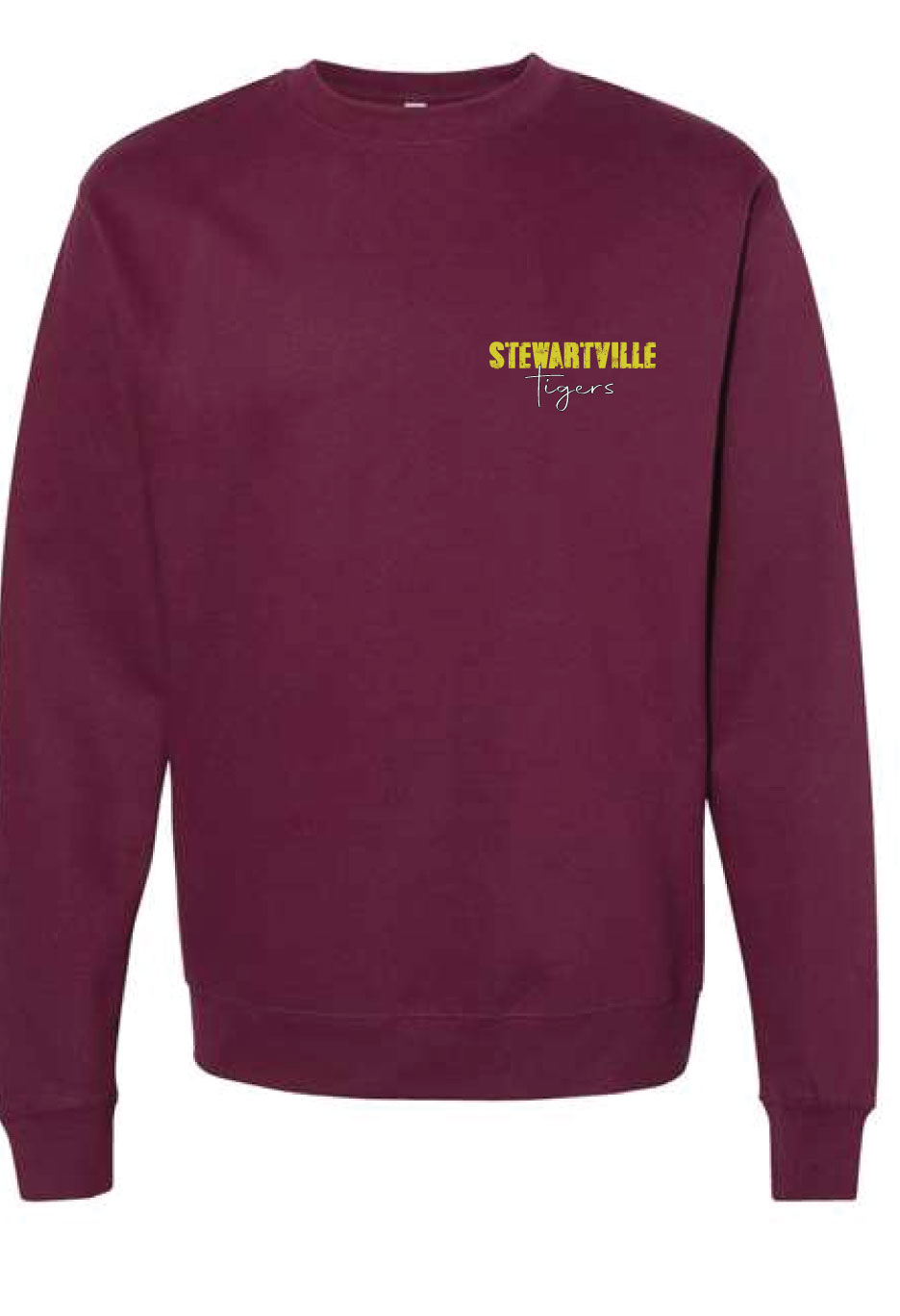 Stewartville Baseball Unisex Sweatshirt Large Logo Back - Image 2