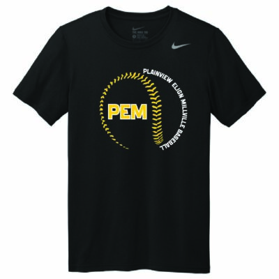 PEM Baseball Nike Poly Tshirt