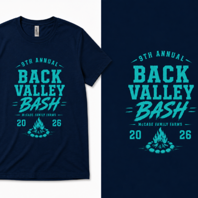 Back Valley Bash 2026 Deadline Aug 16th