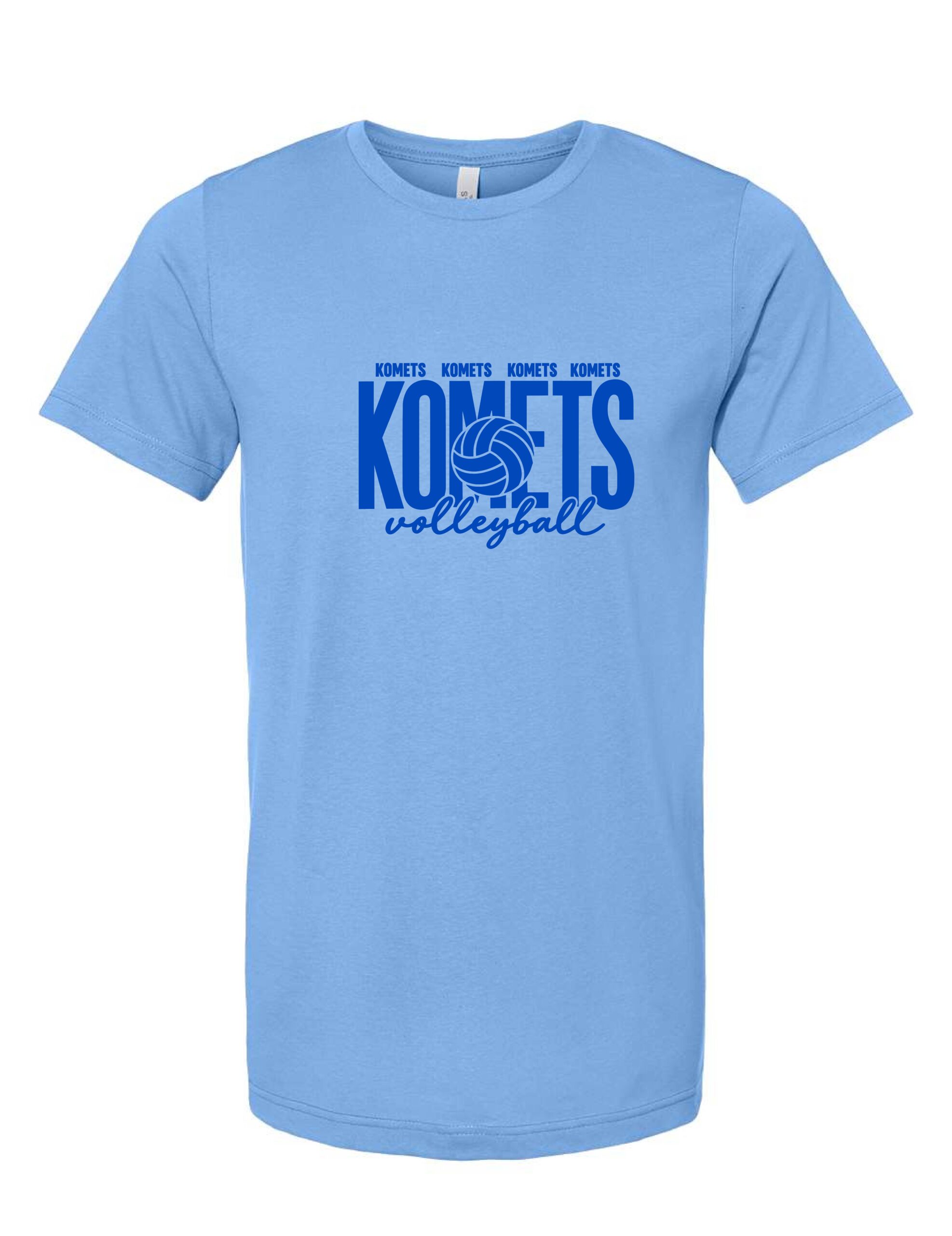 Komets Volleyball Unisex Bellla Tshirt - Image 3