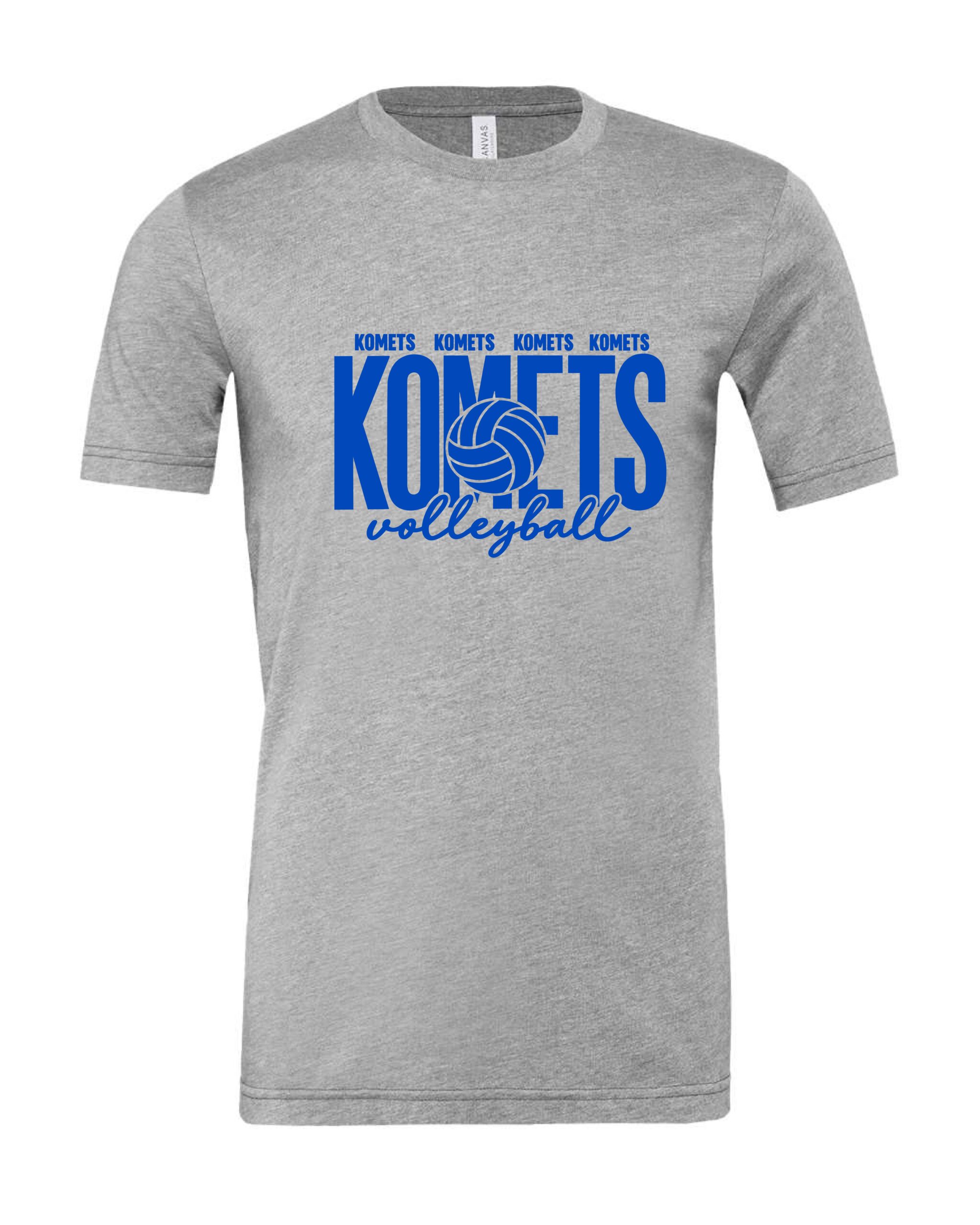 Komets Volleyball Unisex Bellla Tshirt - Image 4