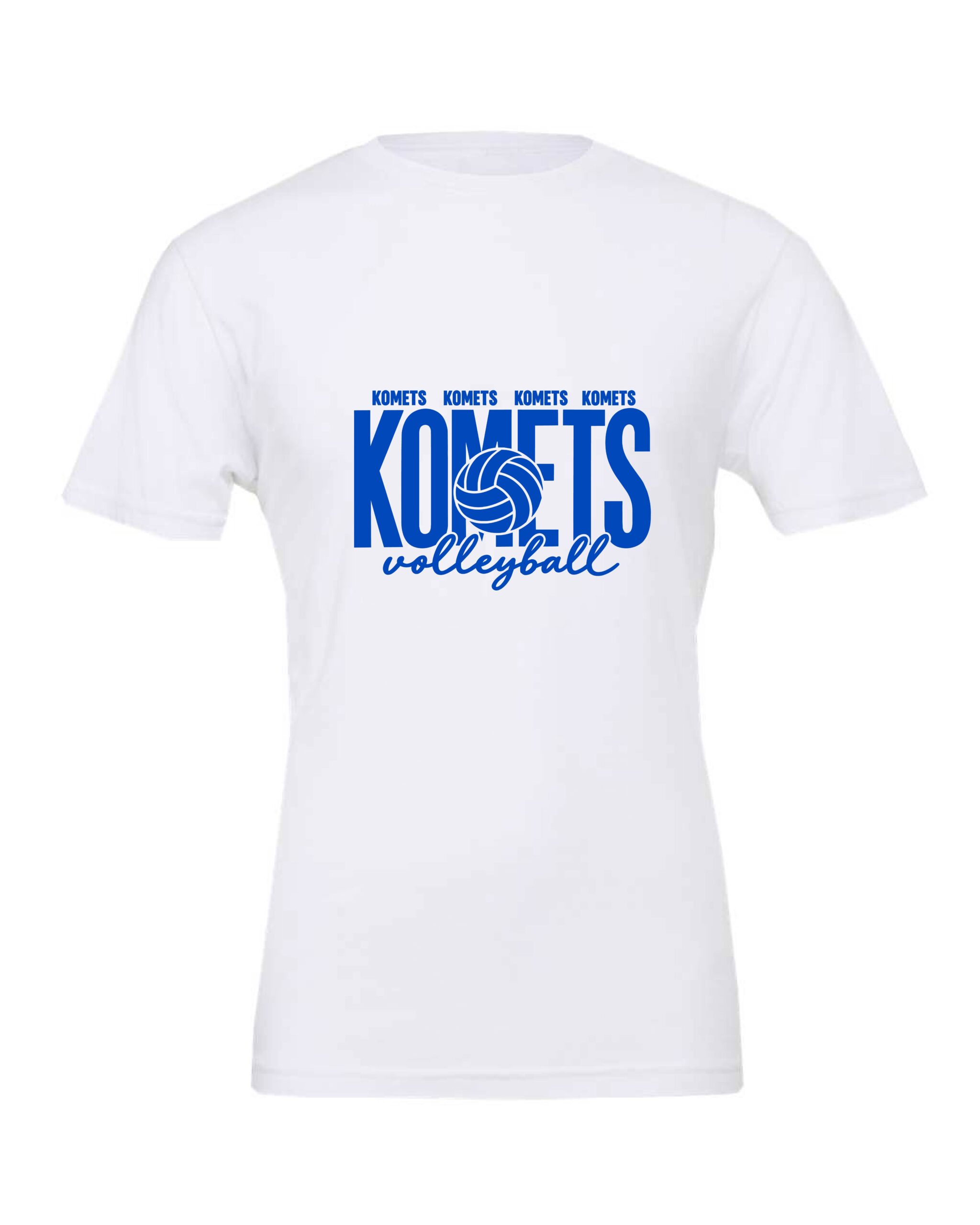 Komets Volleyball Unisex Bellla Tshirt - Image 2