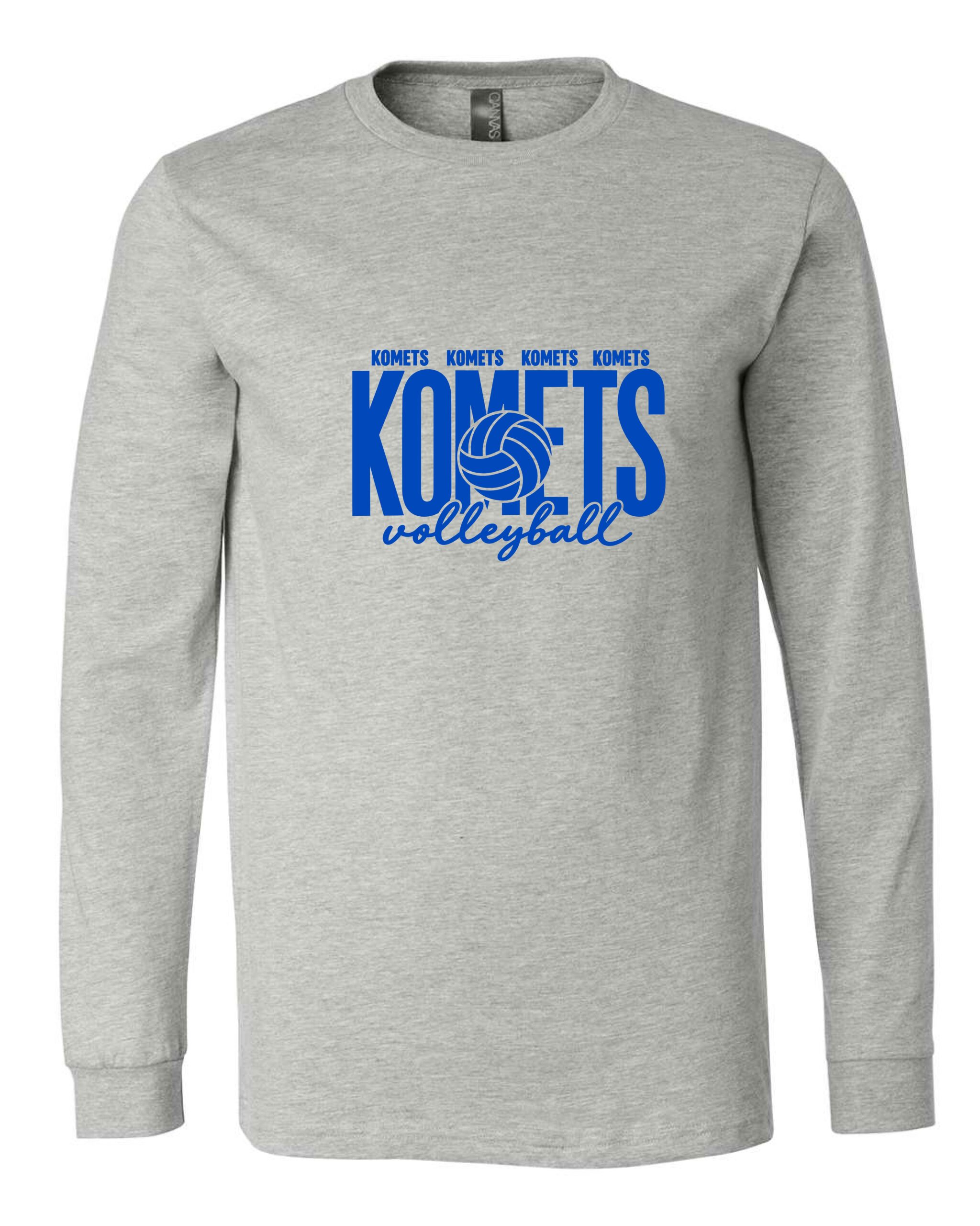 Unisex Long Sleeve Komets Volleyball