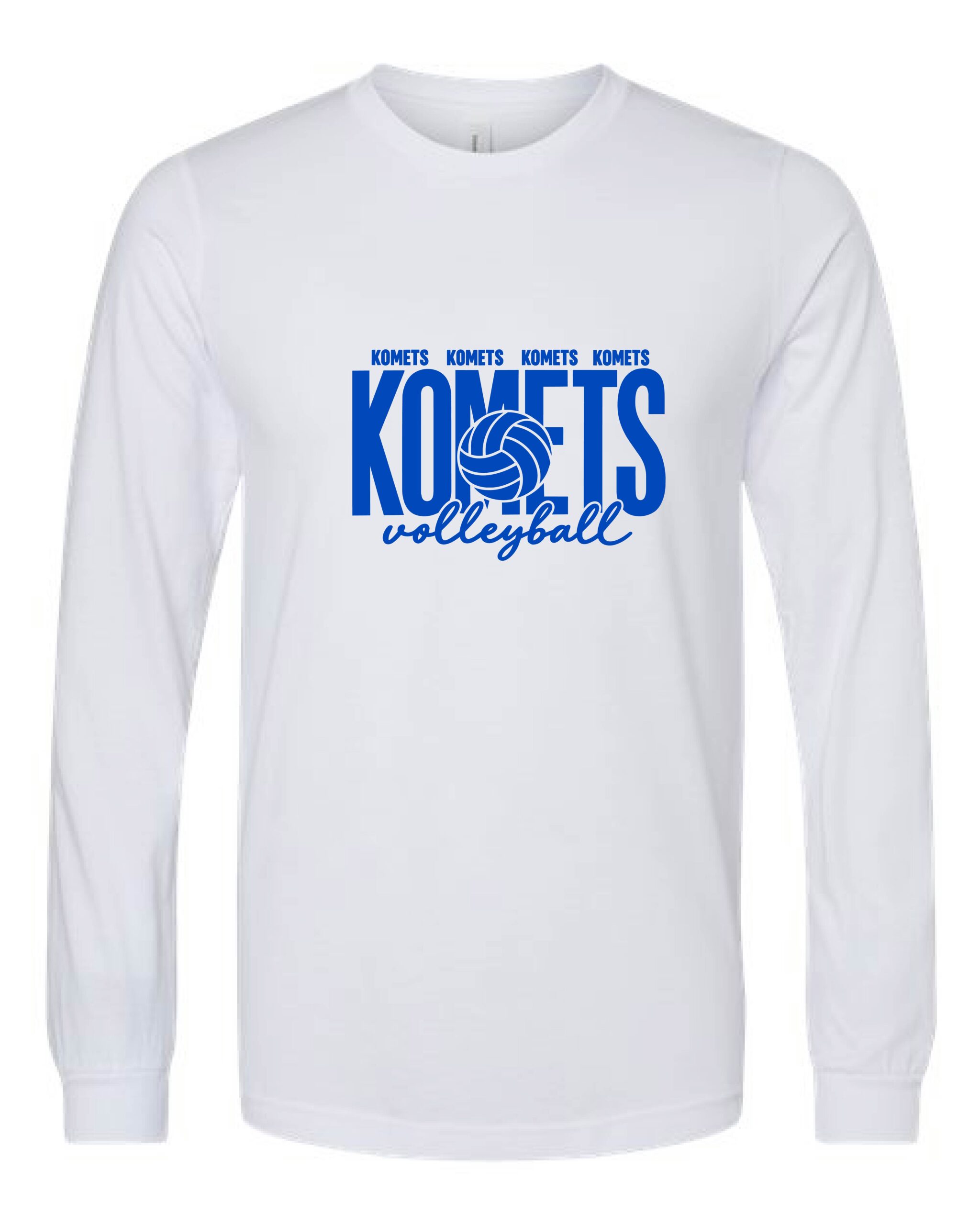 Unisex Long Sleeve Komets Volleyball - Image 2