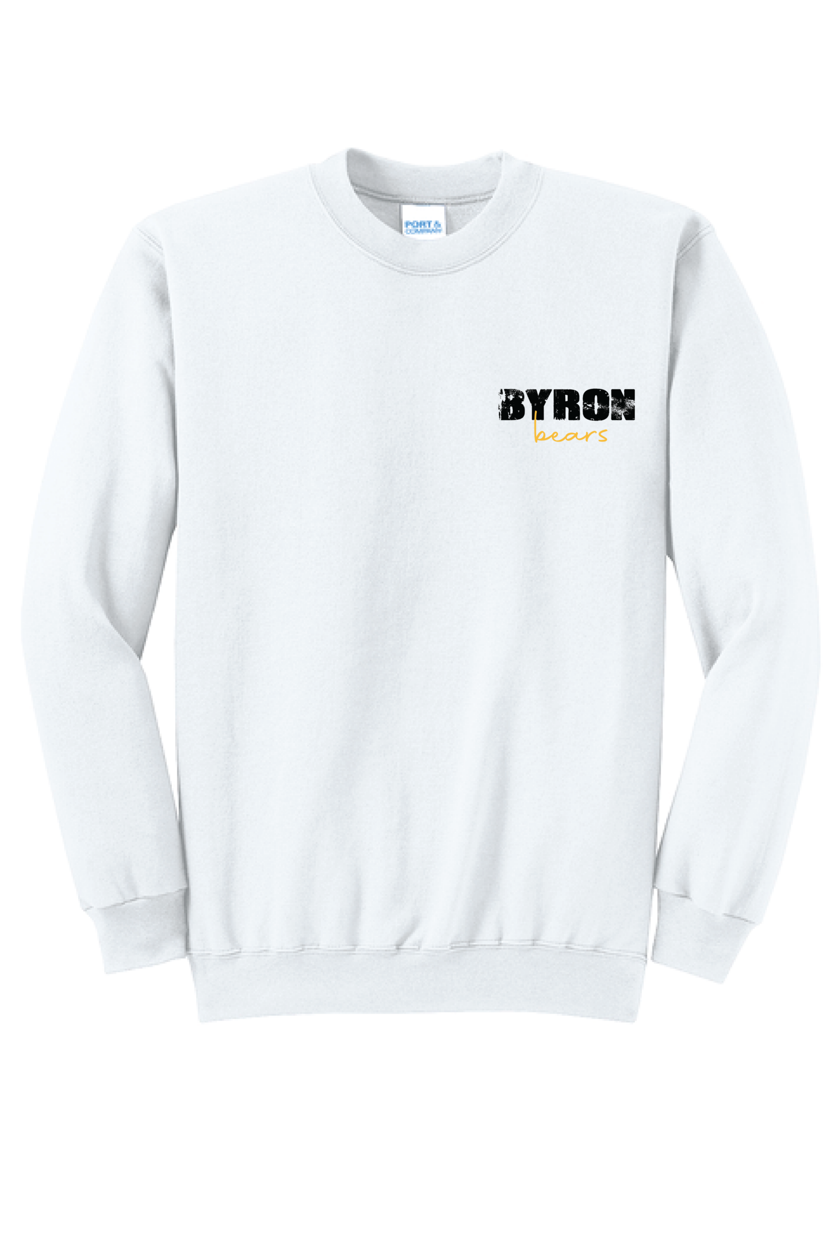 Bryon Unisex Sweatshirt Large Logo Back - Image 2