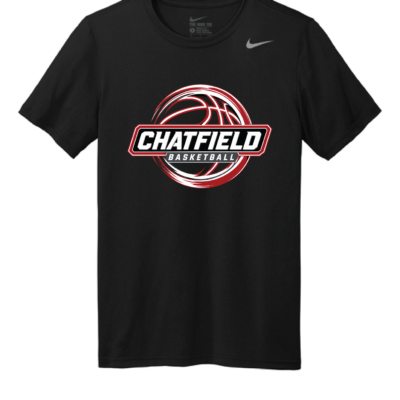 Chatfield Basketball Swirl Nike Poly Tshirt