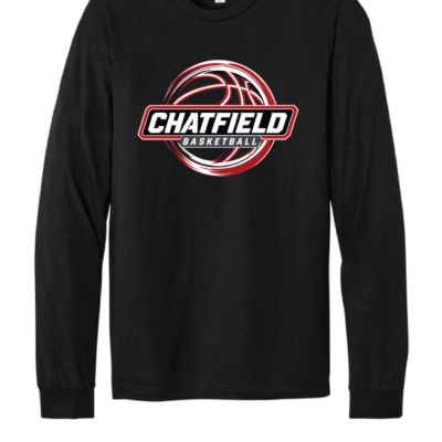 Chatfield Basketball Swirl Long Sleeve Tshirt