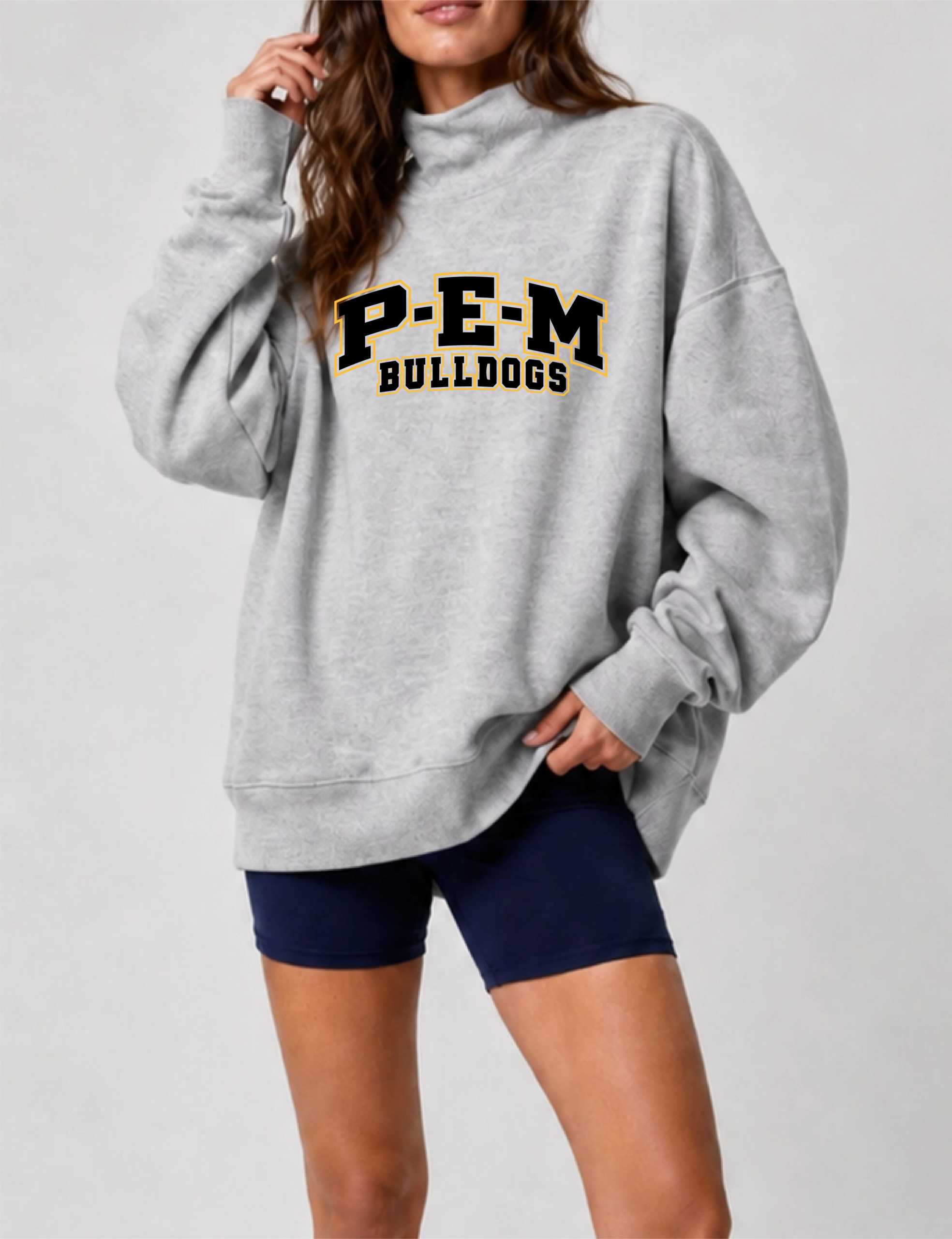 PEM Ladies Mock Turtleneck